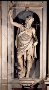 San Juan Bautista, nicho de la Capilla Salviati
